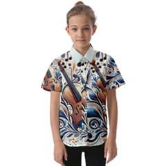 Kids  Short Sleeve Shirt 