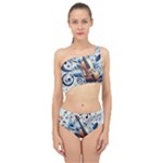 Cello Spliced Up Two Piece Swimsuit