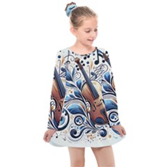 Kids  Long Sleeve Dress 