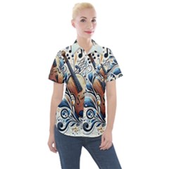 Women s Short Sleeve Pocket Shirt 