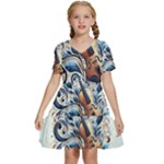 Cello Kids  Short Sleeve Tiered Mini Dress