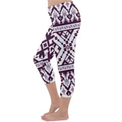 Capri Winter Leggings  Back