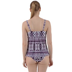 Twist Front Tankini Set 