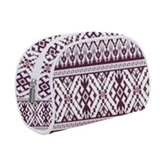 Illustration Ukrainian Folk Seamless Pattern Ornament Make Up Case (Small) from ArtsNow.com