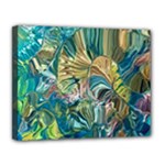 Abstract petals Canvas 14  x 11  (Stretched)