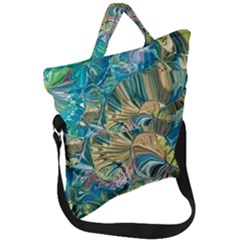 Fold Over Handle Tote Bag 