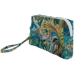 Abstract petals Wristlet Pouch Bag (Small) from ArtsNow.com