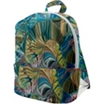 Abstract petals Zip Up Backpack