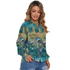 Women s Long Sleeve Button Up Shirt 