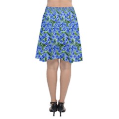 Chiffon Wrap Front Skirt 