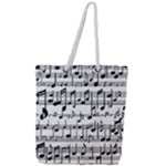 Harmonize Your Soul Full Print Rope Handle Tote (Large)