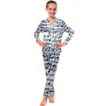 Harmonize Your Soul Kids  Satin Long Sleeve Pajamas Set