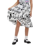 Harmonize Your Soul Kids  Ruffle Flared Wrap Midi Skirt