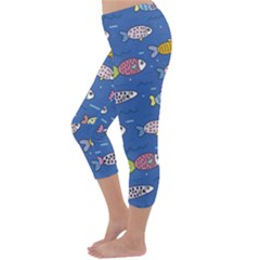 Capri Winter Leggings  Back