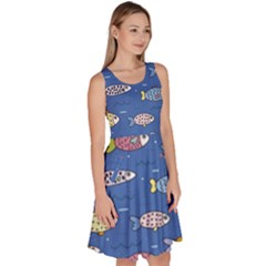 Knee Length Skater Dress With Pockets 