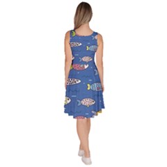 Knee Length Skater Dress With Pockets 