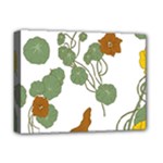 Nasturtium Flowers Plant Leaves Deluxe Canvas 16  x 12  (Stretched) 