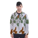 Nasturtium Flowers Plant Leaves Men s Windbreaker