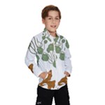 Nasturtium Flowers Plant Leaves Kids  Windbreaker