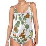 Nasturtium Flowers Plant Leaves Tankini Set