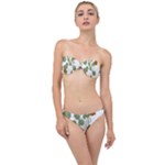 Nasturtium Flowers Plant Leaves Classic Bandeau Bikini Set