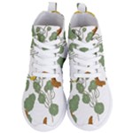 Nasturtium Flowers Plant Leaves Women s Lightweight High Top Sneakers