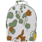 Nasturtium Flowers Plant Leaves Mini Full Print Backpack