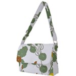 Nasturtium Flowers Plant Leaves Full Print Messenger Bag (S)