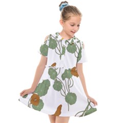 Kids  Short Sleeve Shirt Dress 