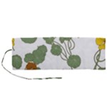 Nasturtium Flowers Plant Leaves Roll Up Canvas Pencil Holder (M)