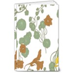 Nasturtium Flowers Plant Leaves 8  x 10  Softcover Notebook