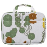 Nasturtium Flowers Plant Leaves Travel Toiletry Bag With Hanging Hook