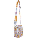 Pattern Background Vintage Floral Shoulder Strap Belt Bag