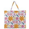 Zipper Large Tote Bag 