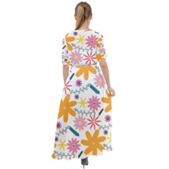 Waist Tie Boho Maxi Dress 