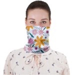 Pattern Background Vintage Floral Face Covering Bandana (Adult)