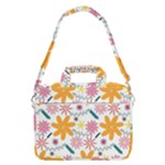 Pattern Background Vintage Floral MacBook Pro 13  Shoulder Laptop Bag 