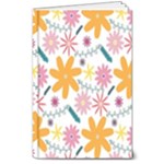 Pattern Background Vintage Floral 8  x 10  Hardcover Notebook