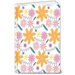 Pattern Background Vintage Floral 8  x 10  Softcover Notebook