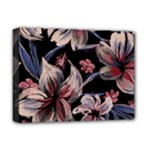 Flowers Floral Pattern Design Deluxe Canvas 16  x 12  (Stretched) 