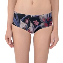 Mid-Waist Bikini Bottoms 