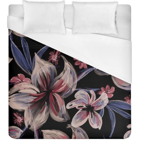 Flowers Floral Pattern Design Duvet Cover (King Size) from ArtsNow.com