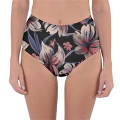 Reversible High-Waist Bikini Bottoms 