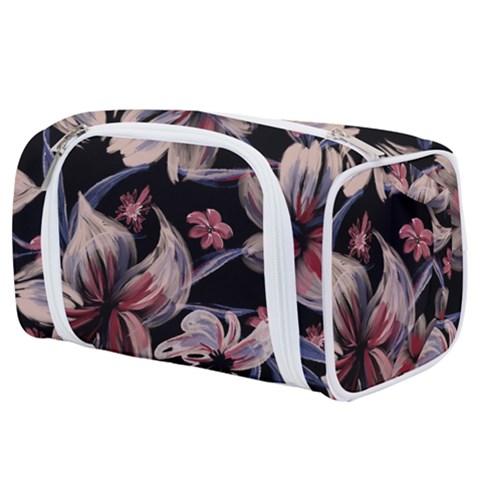 Flowers Floral Pattern Design Toiletries Pouch from ArtsNow.com