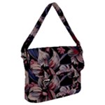 Flowers Floral Pattern Design Buckle Messenger Bag