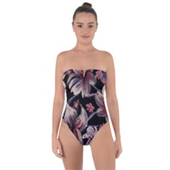 Tie Back One Piece Swimsuit 