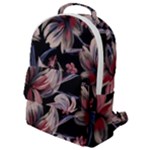 Flowers Floral Pattern Design Flap Pocket Backpack (Small)