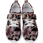 Flowers Floral Pattern Design Men s Velcro Strap Shoes