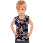 Flowers Floral Pattern Design Kids  Sport Tank Top