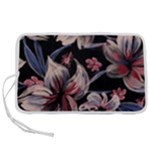 Flowers Floral Pattern Design Pen Storage Case (L)